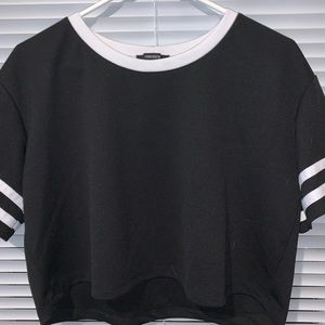 black crop top from rue 21
